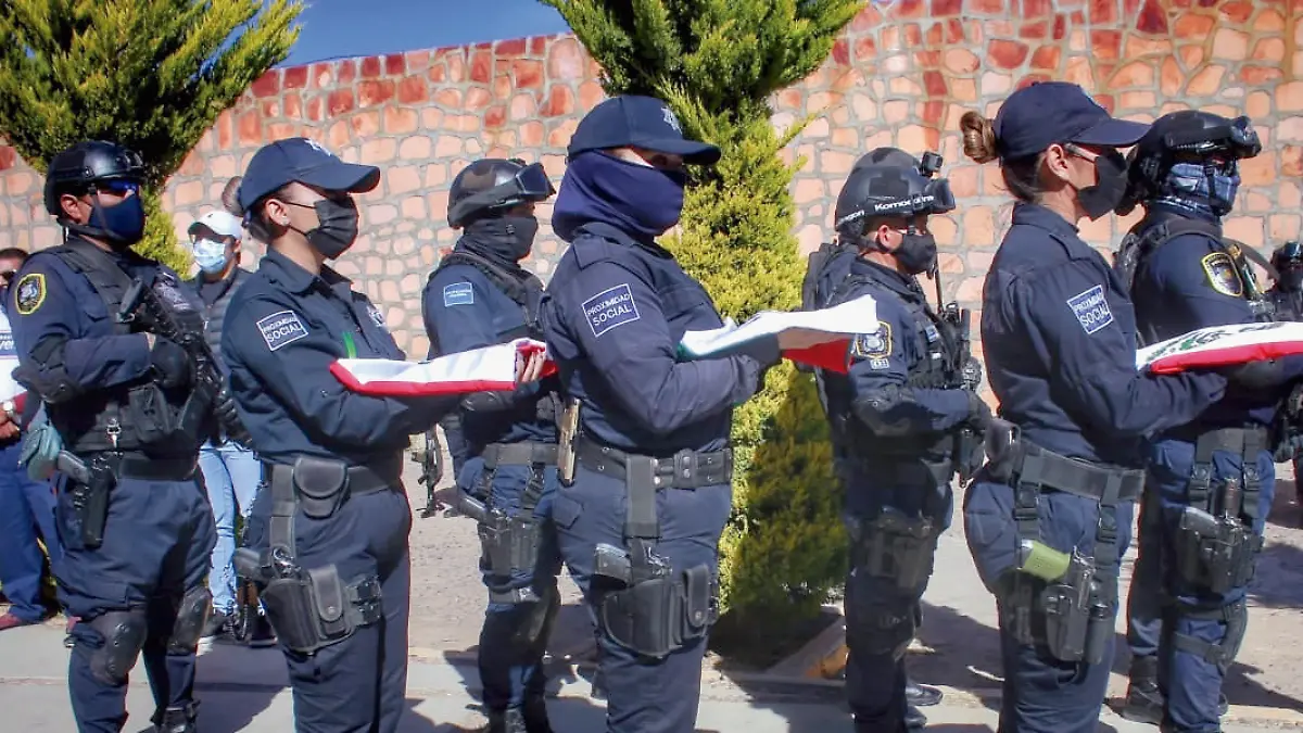 Elementos de la Policía Municipal de Fresnillo, Zacatecas